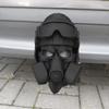 Funny 3D Printed Tow Bar Ball Cover Gas Mask Rustproof Trailer Hook Cover Steel Helmet PLA Trailer Hook Ball Cover