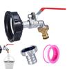 Rain Barrel Spigot Kit Rain Barrel Linking Kit Replacement Attachment Connector Valve Fitting For Outdoor Overflow Drain Water