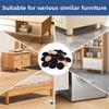 4Pack Furniture Sliders Non Woven Fabric Furniture Glides Anti Slip Pads For Noise Reducing Floor Protectors Furniture Accessory