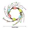 With Foam Eggs Colorful Easter Egg Flower Wreath Handmade 2025 Easter Artificial Egg Wreath Desktop Home Ornament Kids Gifts