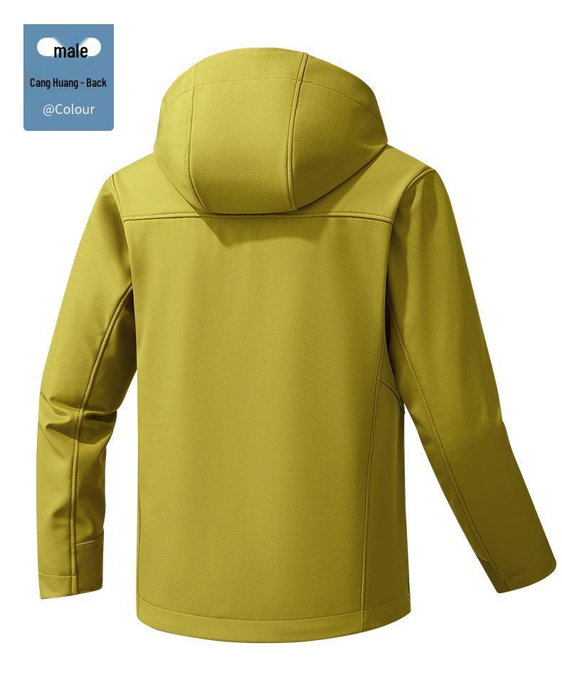 Unisex Soft Shell Windbreaker: Waterproof, Windproof Fleece Jacket for Autumn/Winter Mountaineering