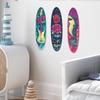 Creative Poster Guitar Flower Triptych Bedroom Living Room Home Background Beautification and Decoration Wall Stickers