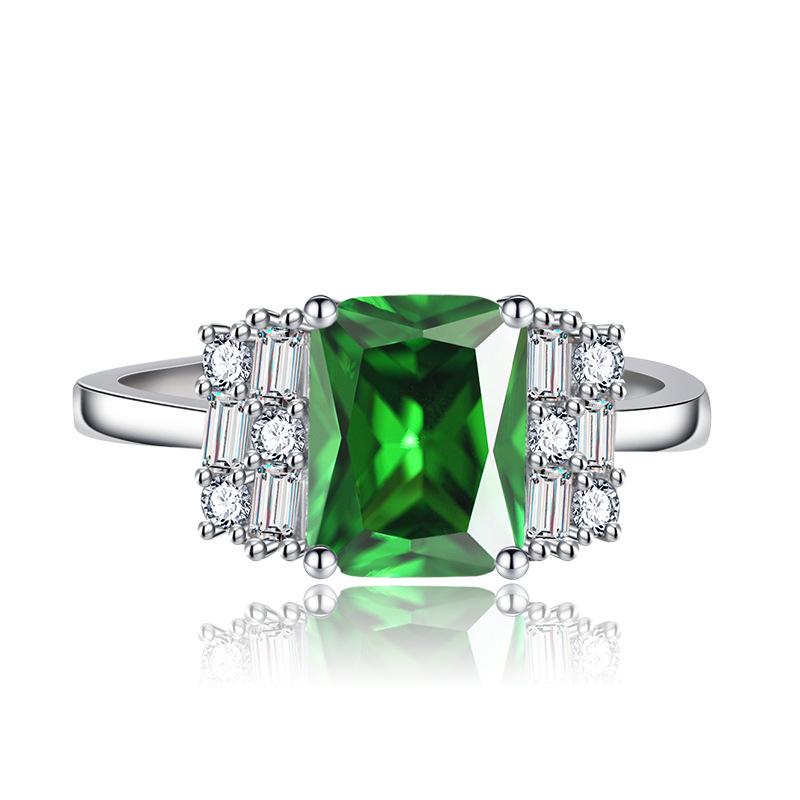 

SACE GEMS классическое кольцо из медного сплава с цирконом женские ювелирные изделия свадебный подарок для вечеринки Open