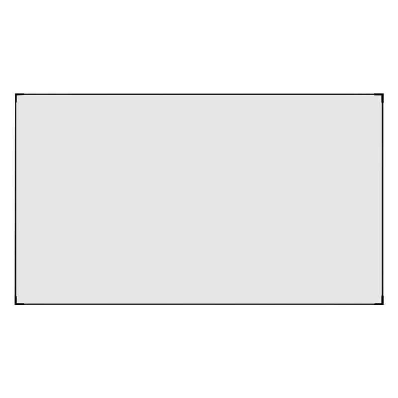 JINGMI 16:9 Ultra-Narrow Bezel Fixed Frame Projector Screen