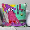 The MMidnight GGospel Anime Pillow Case Fashion Square Pillowcase Bedroom Sofa Room Ins Decoration Leisure