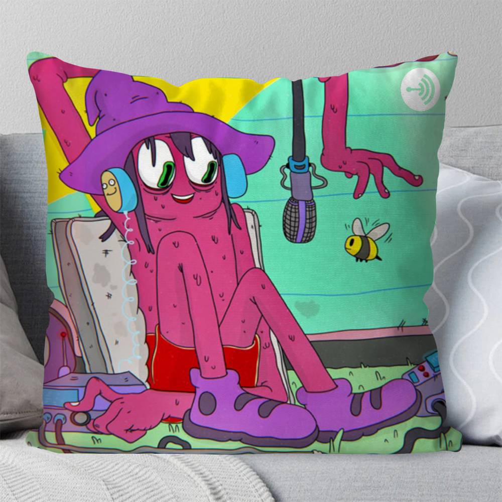 The MMidnight GGospel Anime Pillow Case Fashion Square Pillowcase Bedroom Sofa Room Ins Decoration Leisure