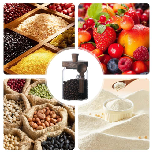 Snow Peak Coffee Bean Storage Jar, Airtight Storage Container for Coffee Beans, Powder, Sugar, Tea, and More. This Glass Canister Is Heat-resistant an