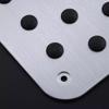 Universal Car Floor Mat Carpet Thick Heel Plate Pedal 300*200*4mm Silver Carpet Plate Accessories