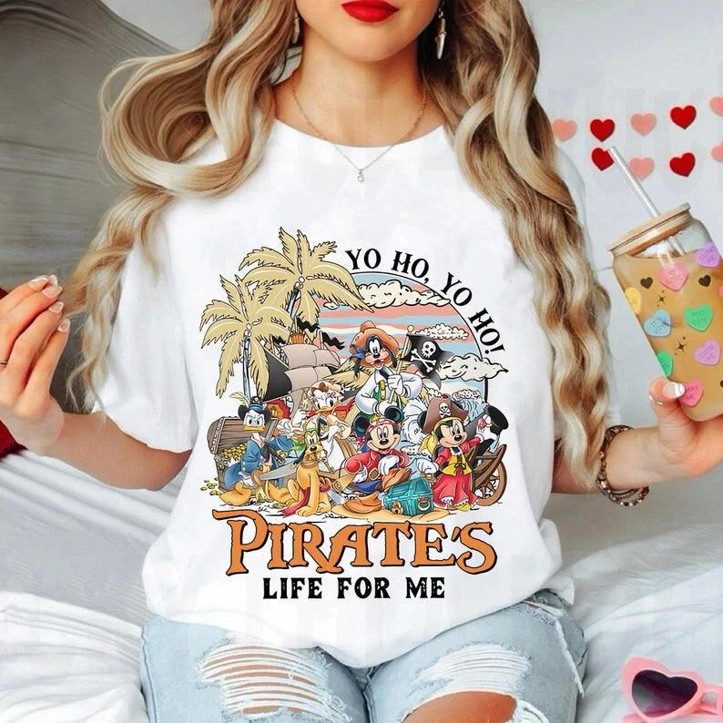 Friends Yo Ho Yo Ho Pirates Life For Me Tshirt Unisex Unisex S