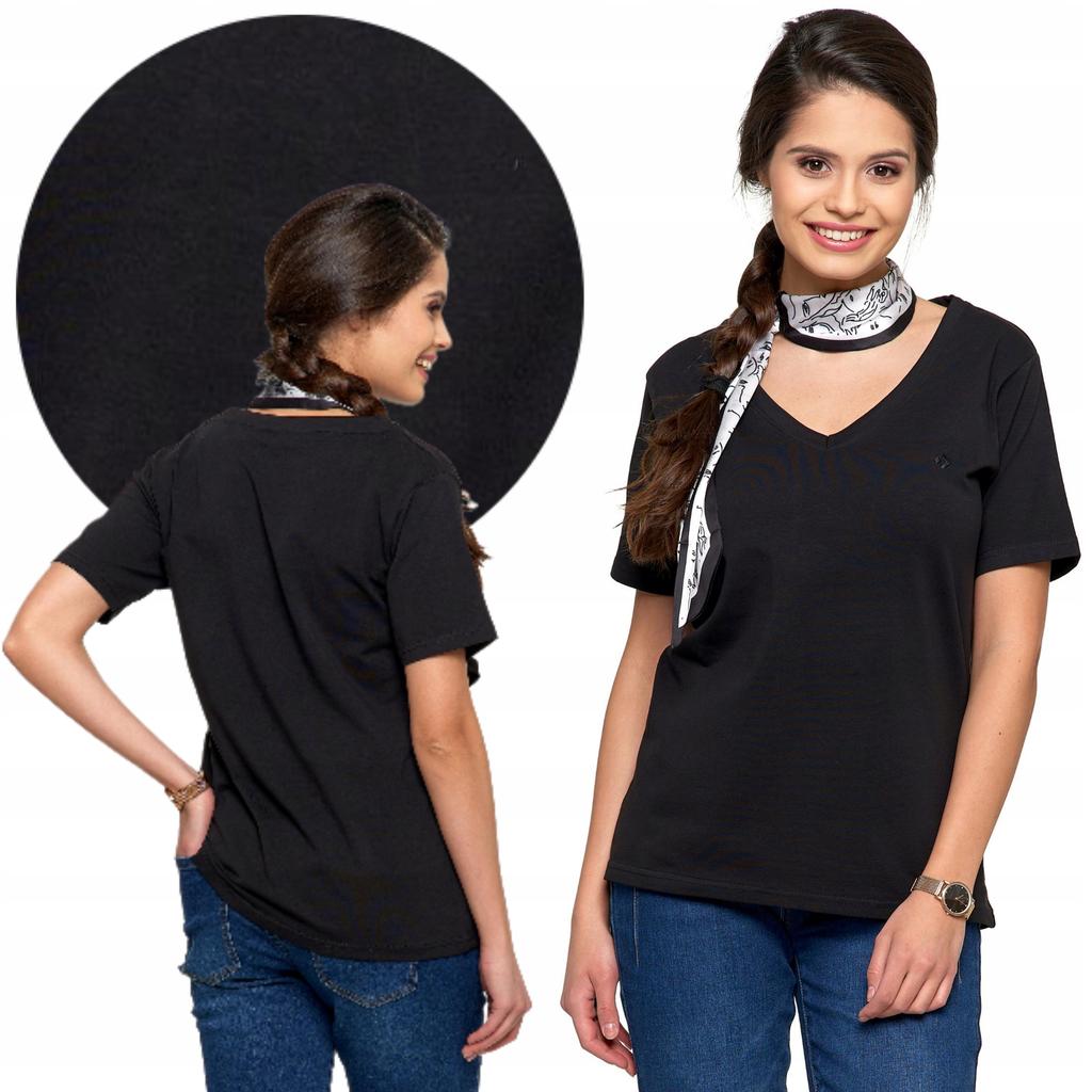 Women's Premium Line T-Shirt Short Sleeve Cotton MORAJ M black