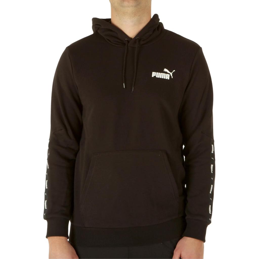 PUMA Essential+ Sweat A Capuche Tape Homme Sweatshirt Men's Black 847385-01