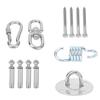 Ceiling Wall Steel Mount Anchor with Bolts Ceiling Buckle Hook Fix Base for Yoga Hammock