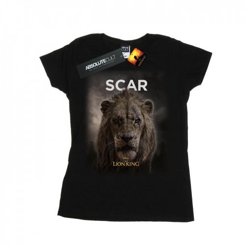 Disney Womens/Ladies The Lion King Movie Scar Poster Cotton T-Shirt