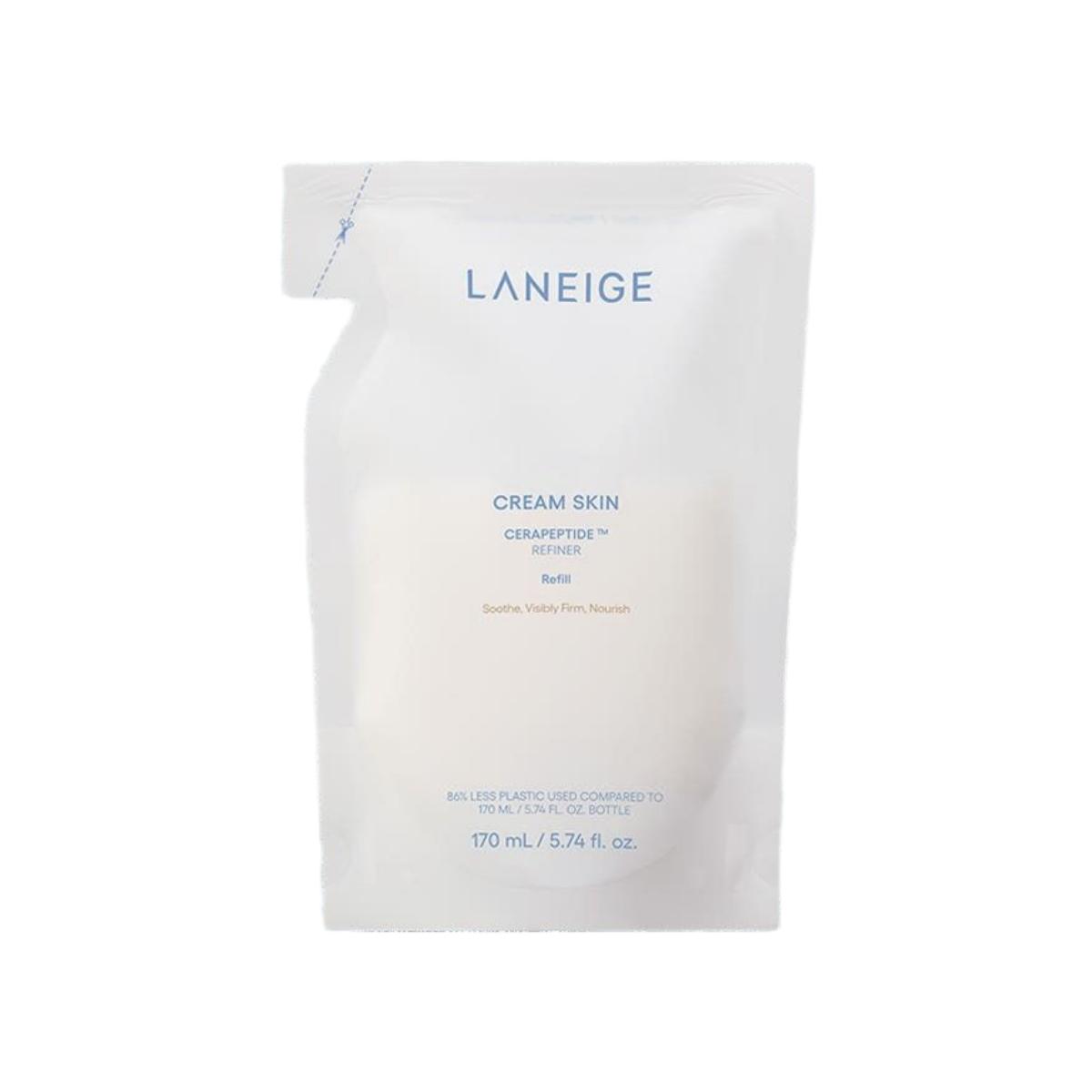 LANEIGE Cream Skin Cerapeptide Refiner Hydrating Toner Moisture Barrier Refill 170ml