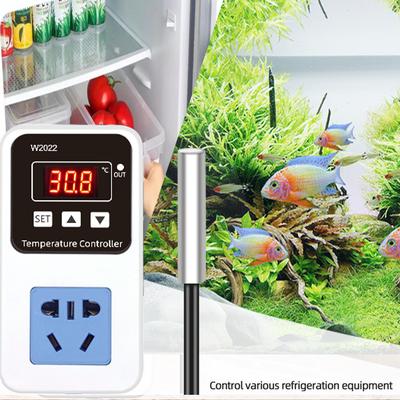 W2025 110-220V/1500W Akıllı Dijital Sıcaklık Kontrol Cihazı Termostat Çıkışı -50~120°C Sera için Hassas Sıcaklık Kontrolü