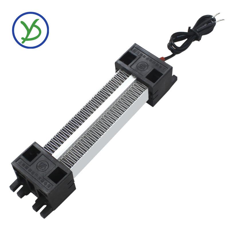 

110V 300W AC DC Insulated Thermostatic PTC ceramic air heater heating element 108A1 167*35*26mm