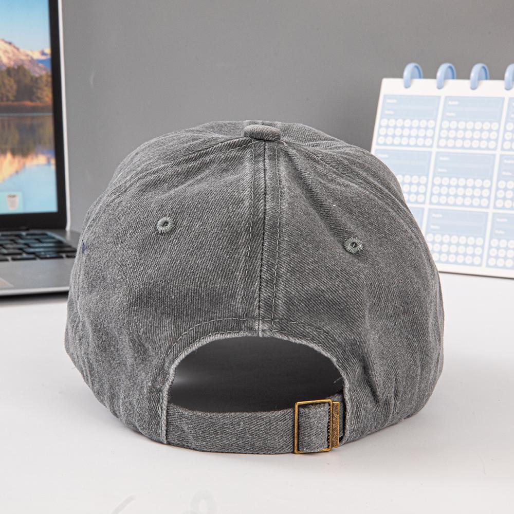 New Fashionable Embroidered Baseball Cap - Soft, Retro Appearance, Adjustable For Outdoor Sports, Multiple Colors To Choose From
