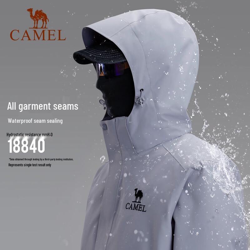 Camel Men's 3-in-1 Snowline Down Mountaineering Jacket