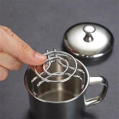Küchen Mini Runder Dämpfer Kühlrost Untersetzer Multifunktionaler Topf Pfanne Kochständer für Outdoor Camping Picknick