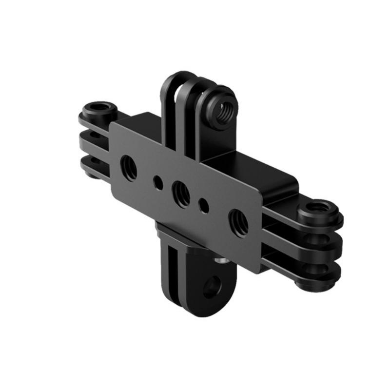 Volledig Roterende Stalen Verlengarm Drie Camera Grip Live Beugels 1/4 Gat Voor Buiten Sport Opnames Fotografie