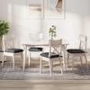 Seat Cushions 4 Pcs Dark Grey 40 X 40 X 6 Cm Cord Fabric