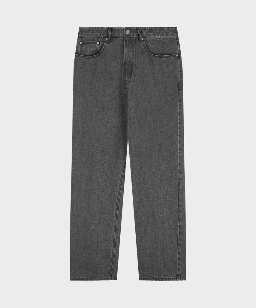 Teildeon Relaxed Fit Denim Pants Gray