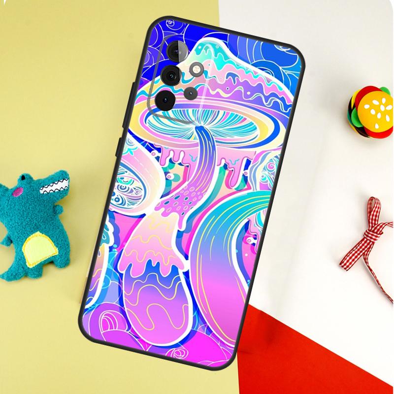 Trippy Mushroom Psychedelic Art For Samsung Galaxy A53 A33 A13 A54 A34 A14 A55 A35 A15 A05 A06 A16 A22 A32 A52 Phone Case