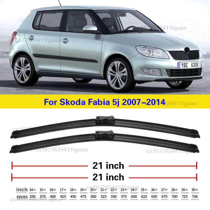 

Car Wiper Blades for Skoda Fabia 2 5j 2007~2014 Front Windscreen Wipers Car Goods Stickers 2008 2009 2010 2011 2012 2013 Front 2pcs