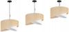 Hanging Lamp, Ceiling Chandelier, White Jute Lampshade
