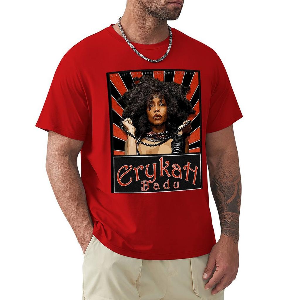 Erykah Badu Hair D-3 T-Shirt Boys Whites Plain Men'S T-Shirt