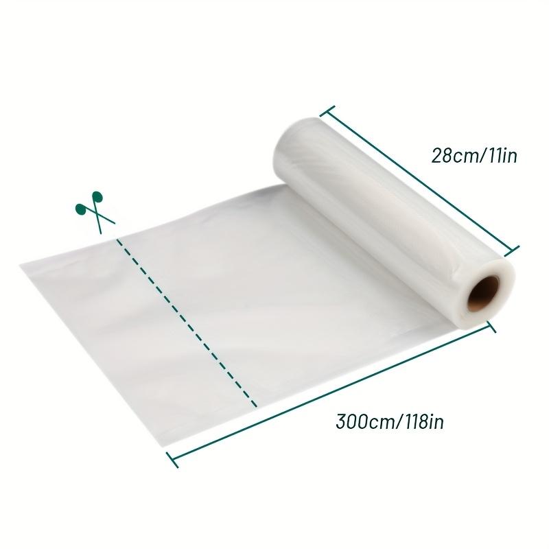 3m/roll vacuum seal bags - durable, BPA-free, tear-resistant, easy-cut. Ideal for sous vide, meal prep, beef storage kitchen