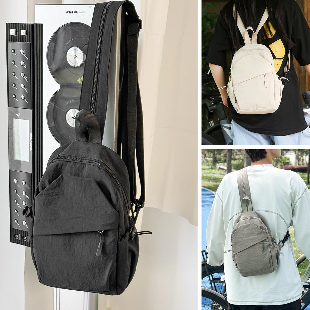 Men's Chest Bag, Able Chest Messenger Bag, Niche Waist Bag, Large-Capacity Casual Commuter Shoulder Bag, Mountain Climbing