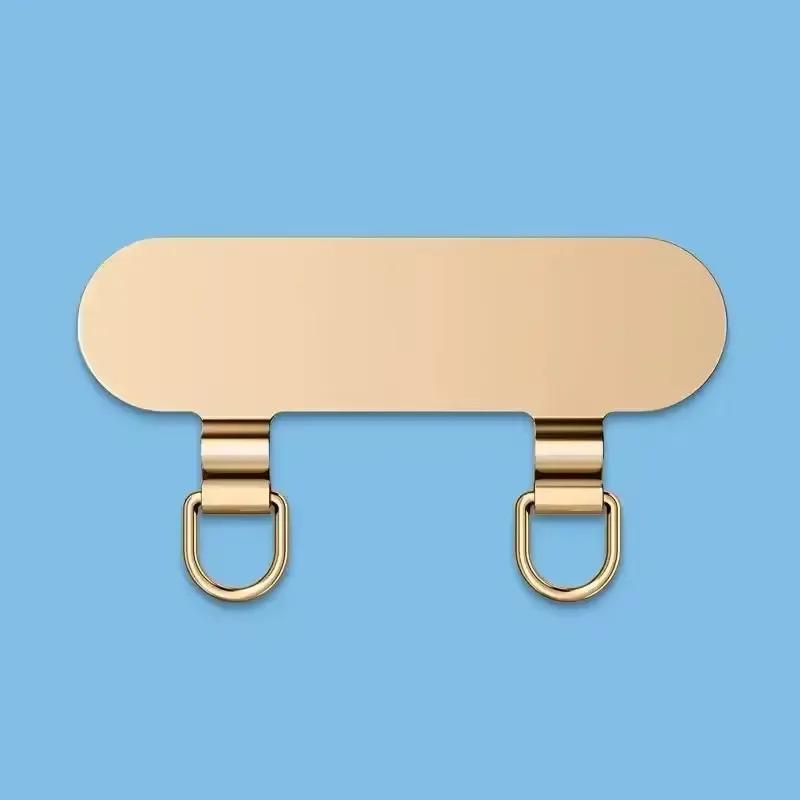 Xiaomi Cordón para Teléfono Móvil de Acero Inoxidable Junta Clips para Colgar Cordón de Metal Ultra Fino Parche de Correa para Teléfono Móvil Clip de Tarjeta de Reemplazo