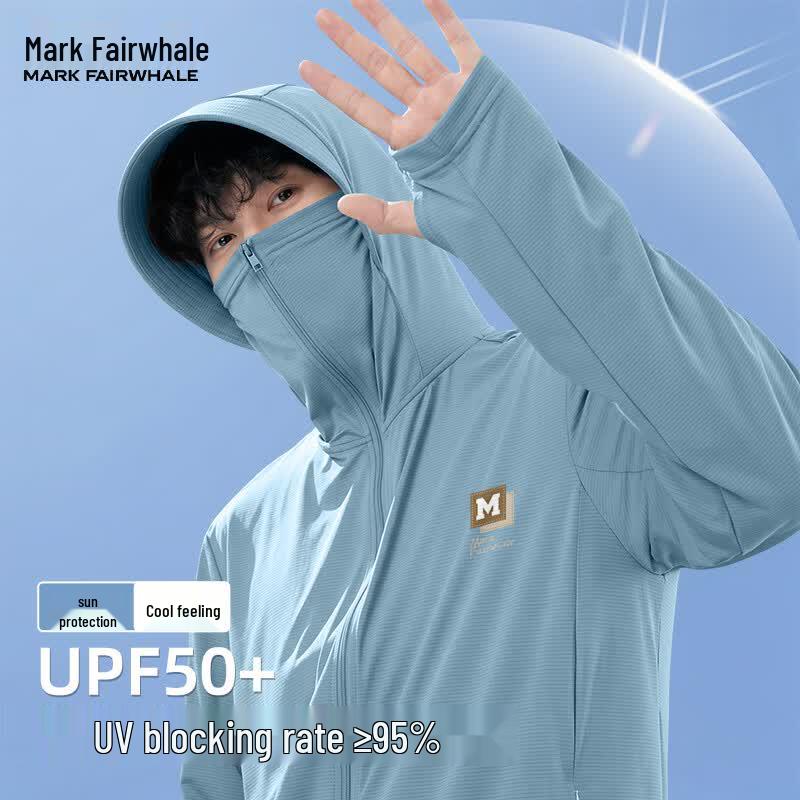 Mark Fairwhale Men's Ice Silk Cooling UPF50+ Sun Protection Hoodie