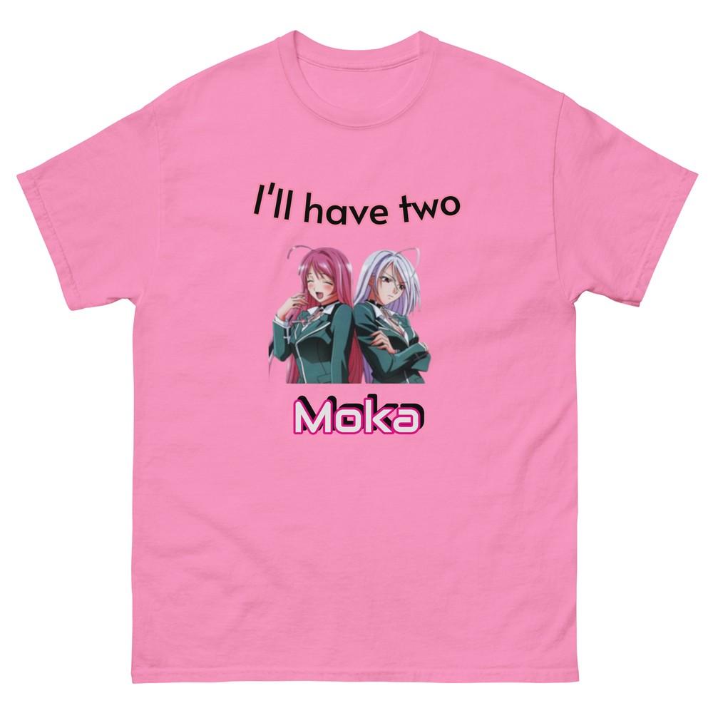 

У меня будет две футболки Moka | Moka Akashiya Classic Tee Rosario + Vampire Anime M