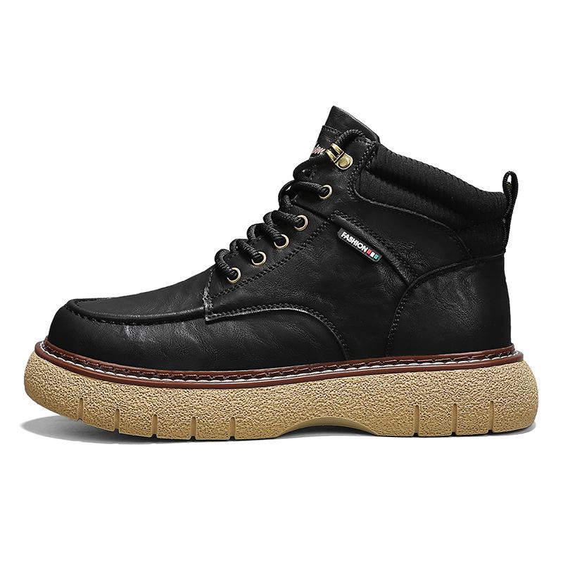 Martin boots retro British casual high-top shoes autumn and winter outdoor lace-up platform boots short boots