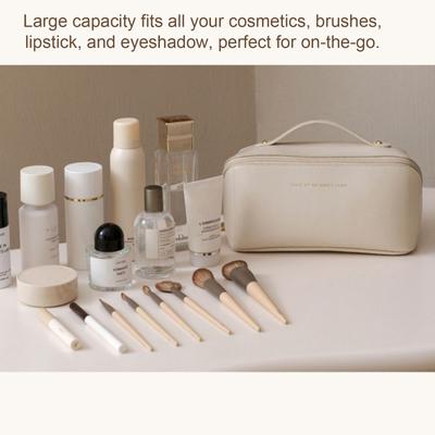Large Capacity Portable Travel Makeup Organizer Cosmetic Bag
