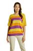 Women' Lister Stripes Blouse, One Size, Cameo, Honey