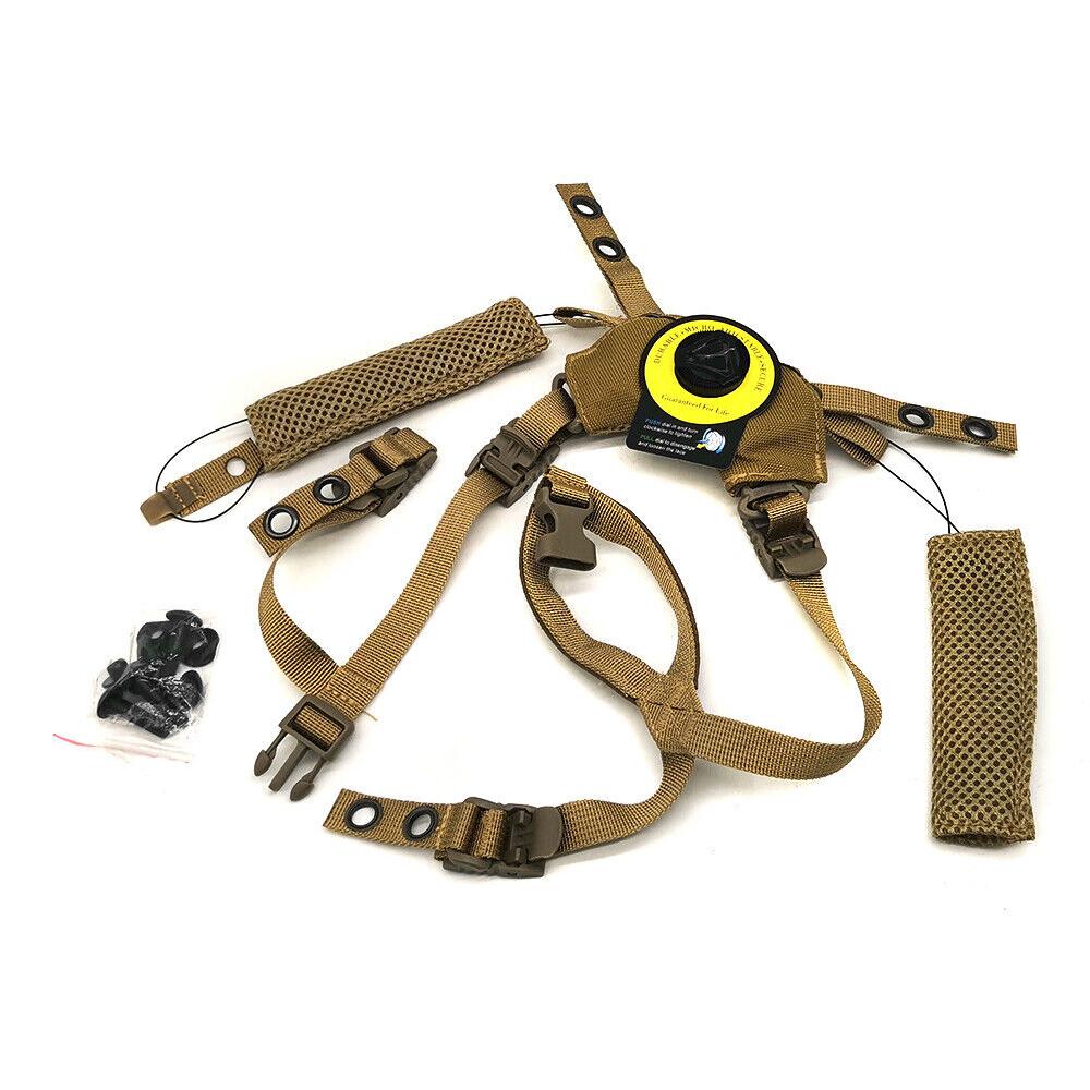 Tactical Helmet Dial Suspension System Adjustable Chin Strap for Wendy