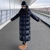 Black Down Jacket Women Hooded Coat Keep Thickening Warm Fashion Streetwear Duck Down Feather Female
