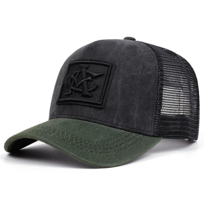 Fashion Unisex CA Letter Embroidery Hip-Hop Hats Spring and Autumn Outdoor Adjustable Casual Baseball Caps Sunscreen Hat