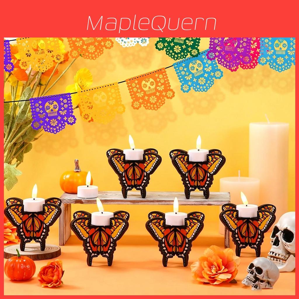 Modern Minimalist Beek Wooden Day Of The Dead Candle Holder For Table Decor