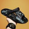 Fashion Men Slides Male Summer Shoes Outside Thick Sole Comfortable Home Men Slippers Outdoor Unisex Massage Shoes Hot Sale
