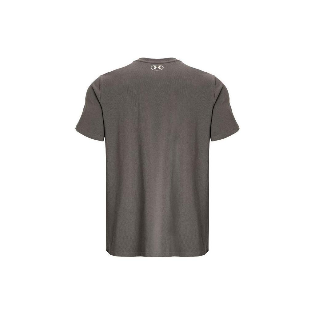 Under Armour Project Rock Johnson Series Printed Animal Pattern Crew Neck Short Sleeve T-Shirt Men T-Shirt Charcoal 1383222-176