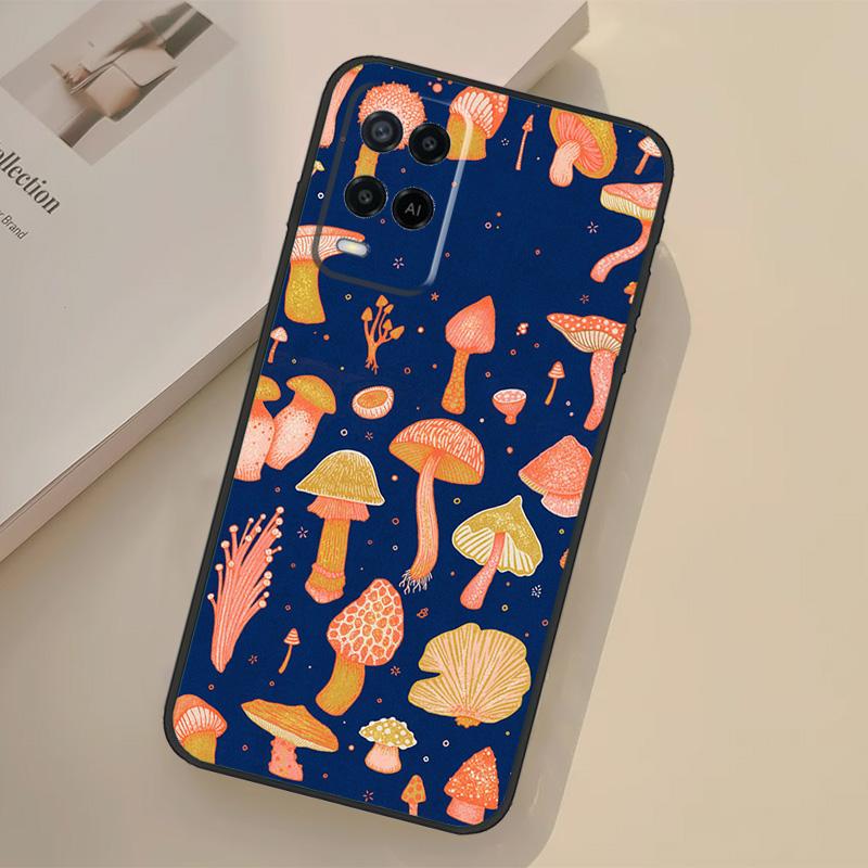 

Mushroom Pattern Case For Oppo A98 A78 A18 A38 A58 A60 A80 A40 A96 A76 A16 A94 A74 A54 A15 A17 A57 A77 A5 Pro OPPO A58 4G
