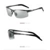 aoron Aluminum Magnesium Cycling Color-changing Polarized Sunglasses Men's Sunglasses Driving Glasses Day and Night Glasses