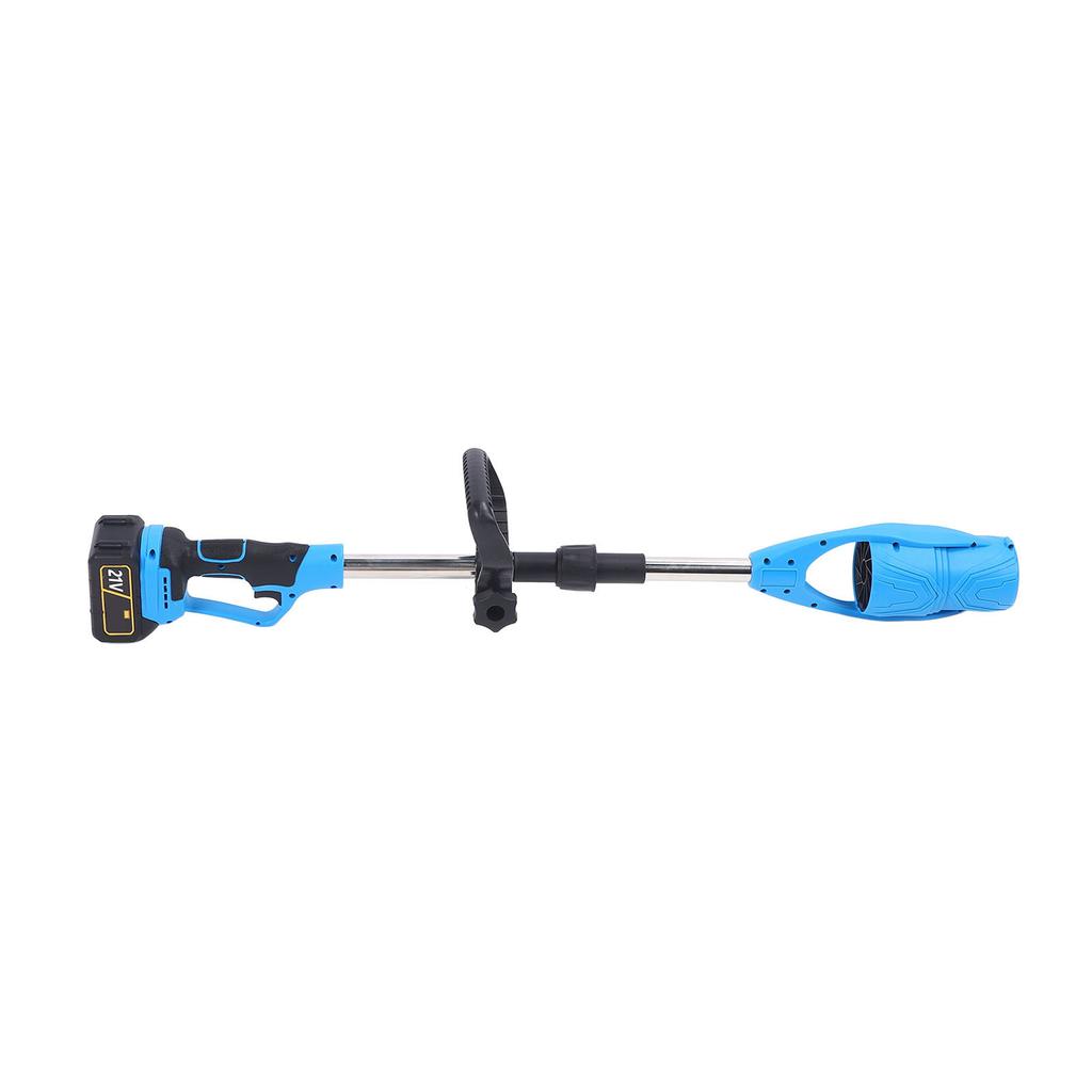 Cordless Leaf Blower 21V Li Battery Powered 520CFM Foldable Electric Blower for Yard Lawn Care Blue US Plug