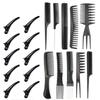 10/20pcs Hair Care Hair Combs Barbershop Tail Comb Salon Haircut Comb Useful Hairdressing Brush