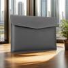 Thick Waterproof Leather A4 Document Bag Snap Button Button Archive Bag Contract Bill Storage Organizer magnetic buckle