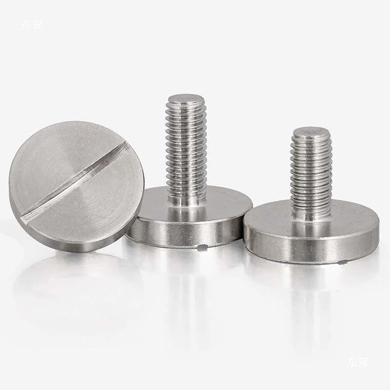 304 Slotted Flat Round Head Screws - GB833 M2.5 to M10